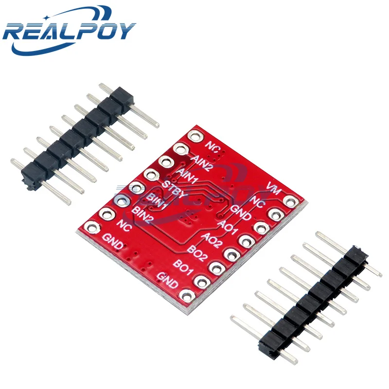 TB6612 DRV8833 محرك مزدوج 1A TB6612FNG لوحدة التحكم الدقيقة Arduino أفضل من L298N