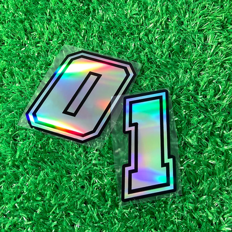 1PC Laser Number Motorcycle Sticker Waterproof for Motorbike Fuel Tank Helmet Box Scooter Decoration 0123456789 Vinyl Decals