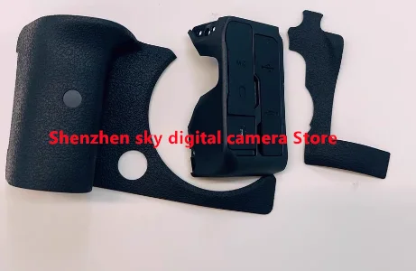 A Set of 3PCS New Body grip rubber (Handle+Thumb) repair parts For Canon EOS R6 SLR