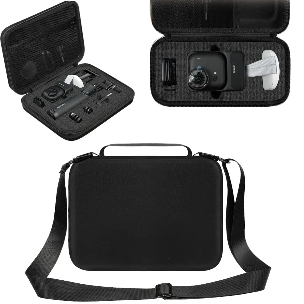 

Carrying Case for Insta360 GO Ultra, Travel Storage Bag Protective Cover Shockproof Organizer Case for Go Ultra Camera