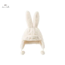 Dave Cute Plush Baby Hat Cartoon Bunny orecchie lunghe berretto infantile inverno Kawaii Rabbit Toddler Kids paraorecchie Caps DB4238371