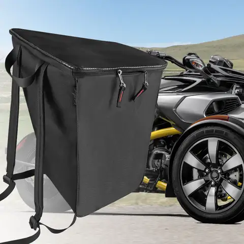 오토바이 Can Am Spyder RT 2010-19 전면 보관함, 화물 트렁크 수하물 가방, 탈착식 정리함 액세서리, 배낭 스트랩 포함 Best5