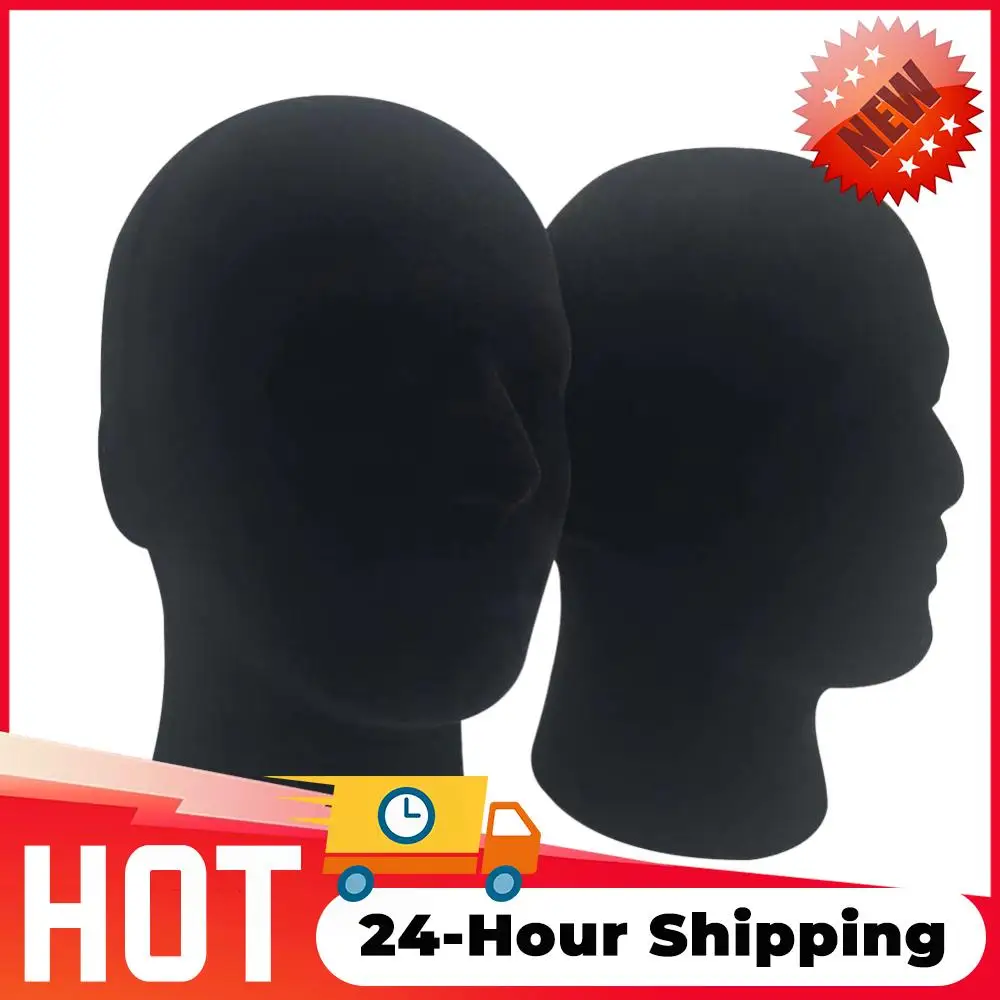 

1-3 шт. Пенопластовая голова-манекен для париков, держатель для париков и шляп, для укладки и демонстрации волос