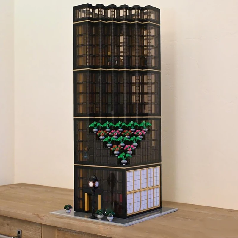 

4480 шт., город, хит продаж, вид на улицу, Moc, модель Нью-Йорка, козырная башня, сделай сам, креативные идеи, детская игрушка в сборе, головоломка, подарок на день рождения