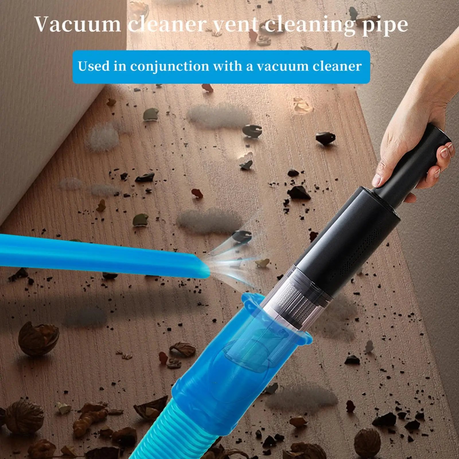 Dryer Vent Cleaner Hose Duct Duster Air Filter Lint Remover Quick Coupling Pipe Vent Cleaning Set For Laundry Room Home Window