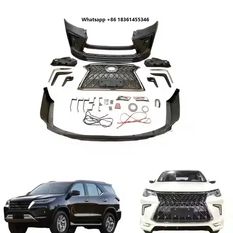 

For Fortuner 2021-2022 Effect Upgrade To Lex-Us Hot Sale Car Body Parts OEM Style High Quality Body Kit