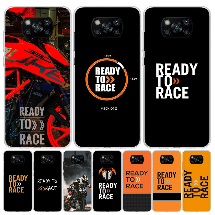 Funda de teléfono Ready To Race para Xiaomi Redmi Note 10 9 9S 8 8T 7 5 Pro Mi 12T 11T 10T 9T 12 11 Lite A3 A2 Trend Fundas Mi 11T