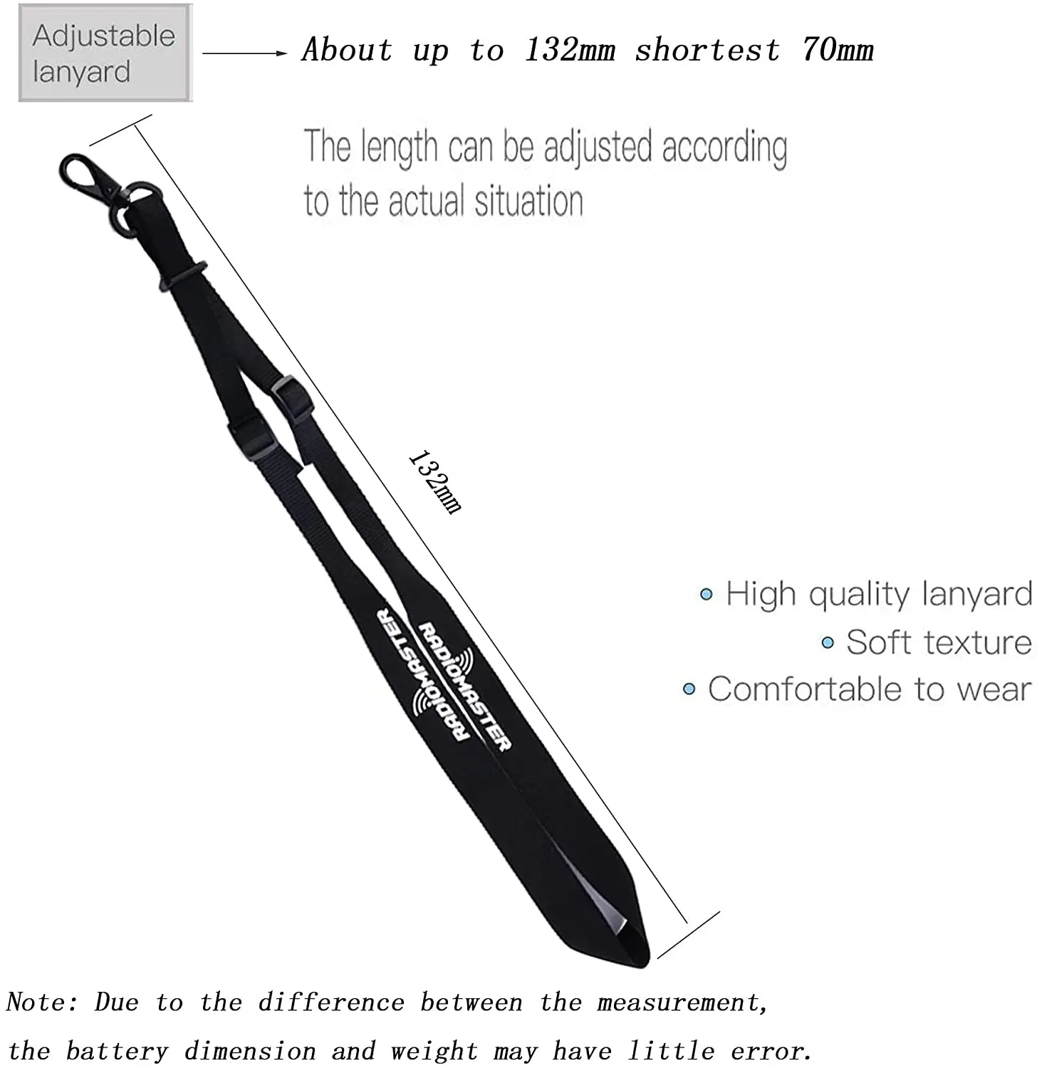Radiomaster Neck Strap RC Radio Transmitter for TX16S TX16S SE TX18S Frsky X9D Plus X10 Jumper T18 RC Transmitters