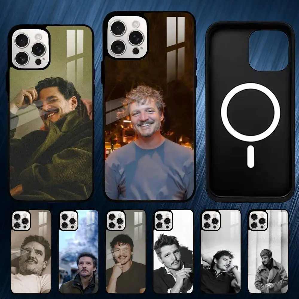 

P-Pedro A-Actor P-Pascal Phone Case For iPhone 17,16,15,14,13,12,11,Plus,Pro,Max Magsafe Magnetic Wireless Charging