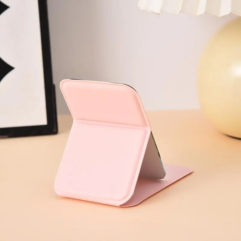 Pu 折りたたみ式ミニ化粧鏡、複数の色が用意されており、軽量でコンパクトで持ち運びが簡単です。