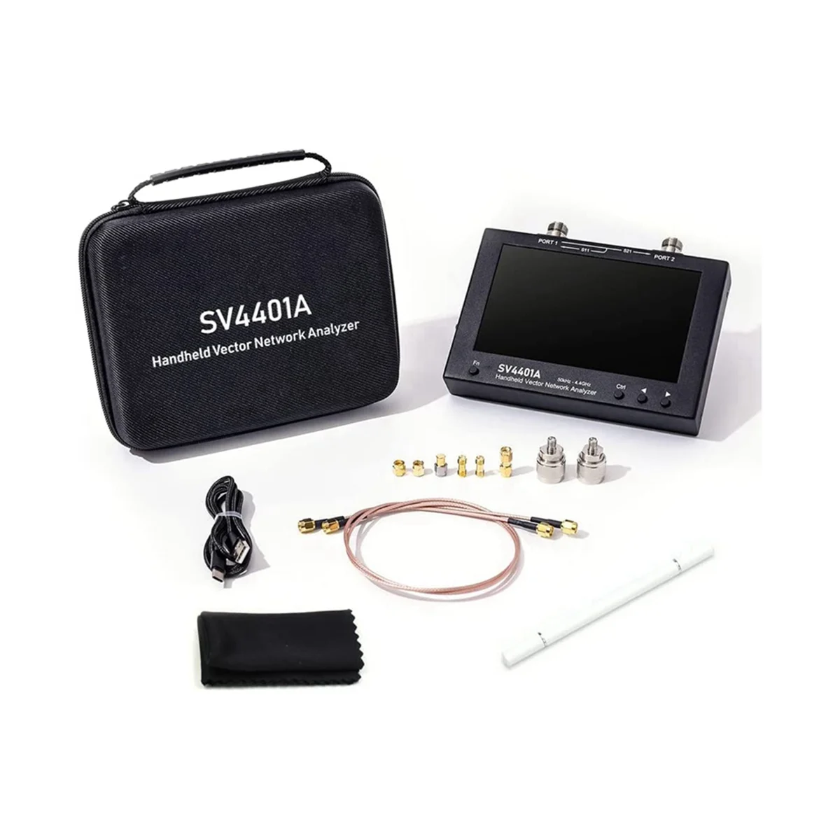 SV4401A 7 Inch Touch LCD 50Khz 4.4Ghz Vector Network Analyzer Hf VHF Uhf Antenna Analyzer Update