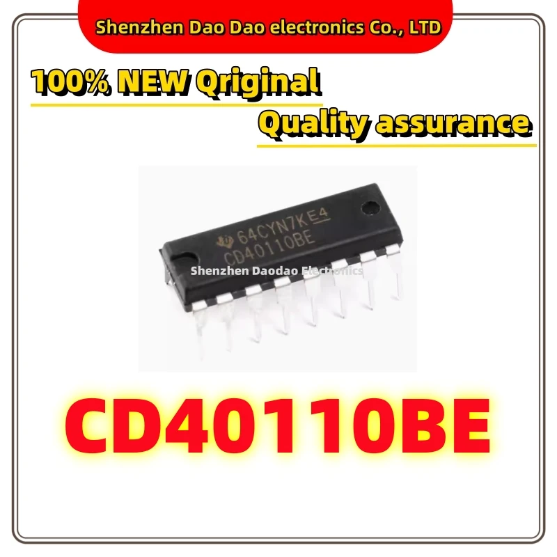 

5Pcs CD40110BE DIP-16 Decoder/latch/display driver chip IC New original