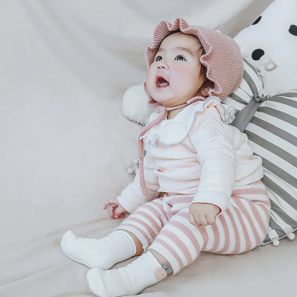 

Baby Socks 3 Newborn Toddler Striped Cartoon Kids Soft Durable AntiSlip Spring Autumn Wear