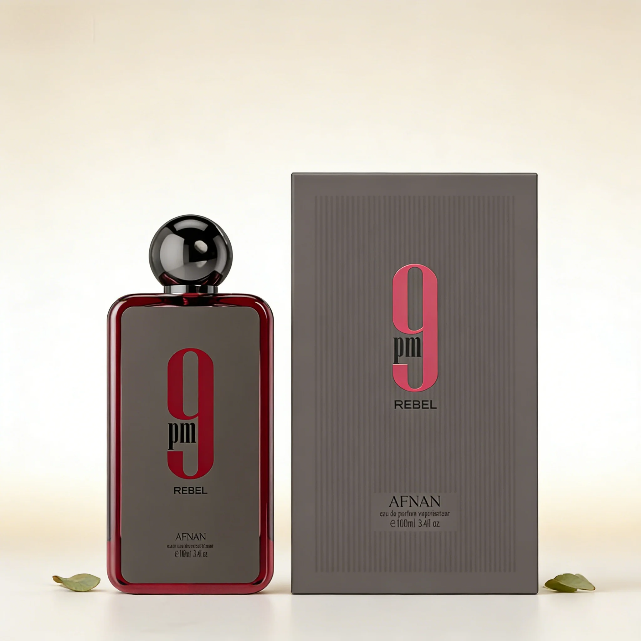 

AFNAN 9pm Rebel Men's Perfume 3.4oz, Warm Vanilla & Amber Aroma, Refined Sophisticated Scent