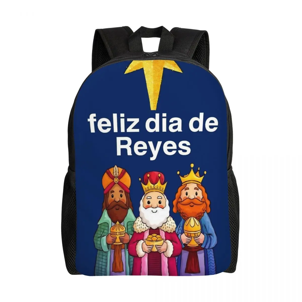 Dia De Los Reyes Magos Kid Backpack for Kids Boys Girls Backpacks Kawaii Kindergarten Child School Bag