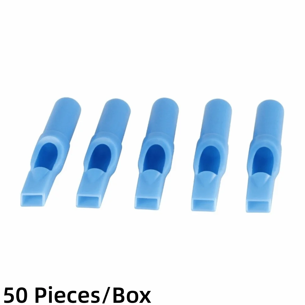 50 pcs/Box Needle 5/7/9 RT FT DT Needle Nozzle Sterile Individually Packaged Needle Cap Blue Disposable Needle Equipment