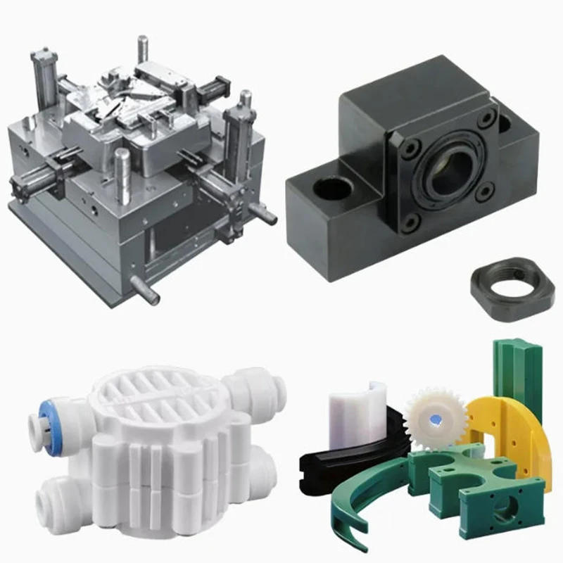 Custom Plastic Injection Mold and Mould Manufacturer Molding of multiple types of plastic parts