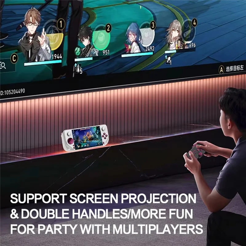 Pemain Game Retro ABZW Pemain Game Layar Sentuh 8-Core 64 Bit Pemain Game Layar Nostalgia Retro