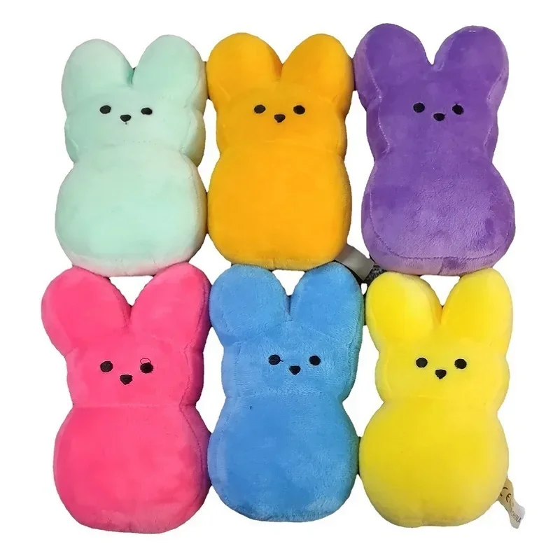 15cm Peeps Cute Plush Bunny Rabbit Peep Easter Toys Simulation Stuffed Animal Doll for Kids Children Soft Pillow Gifts Girl Toy