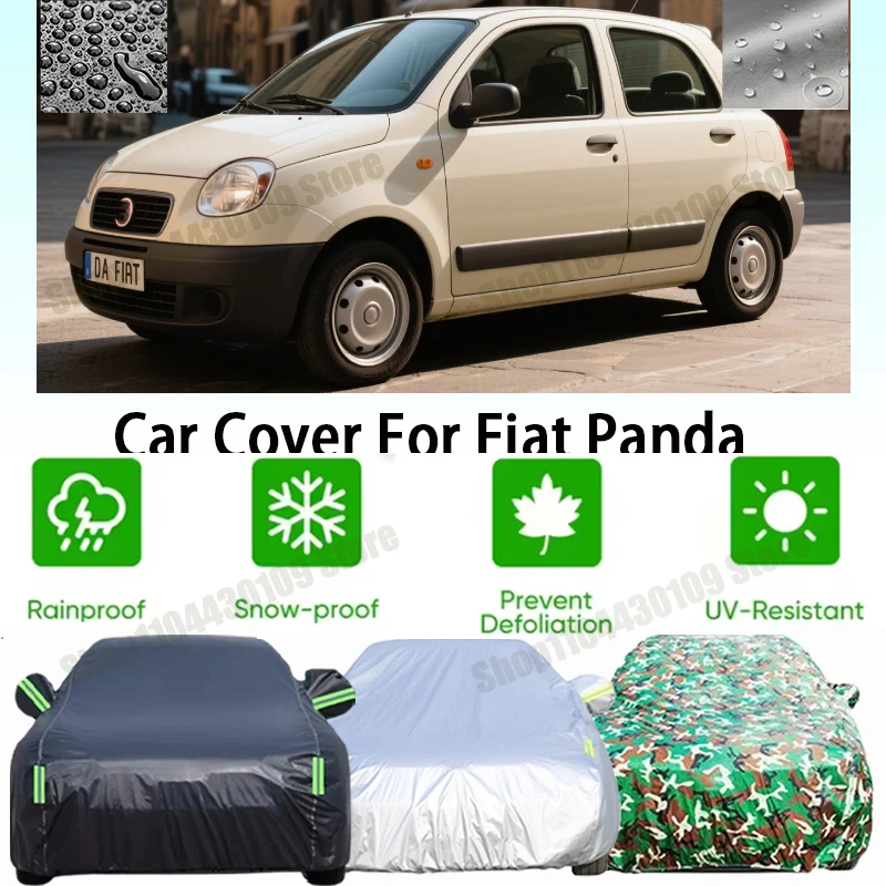 

For Fiat Panda Auto Outdoor Anti-UV Waterproof Car Cover Custom Duty SUN Waterproof All Weather Protection Outdoor
