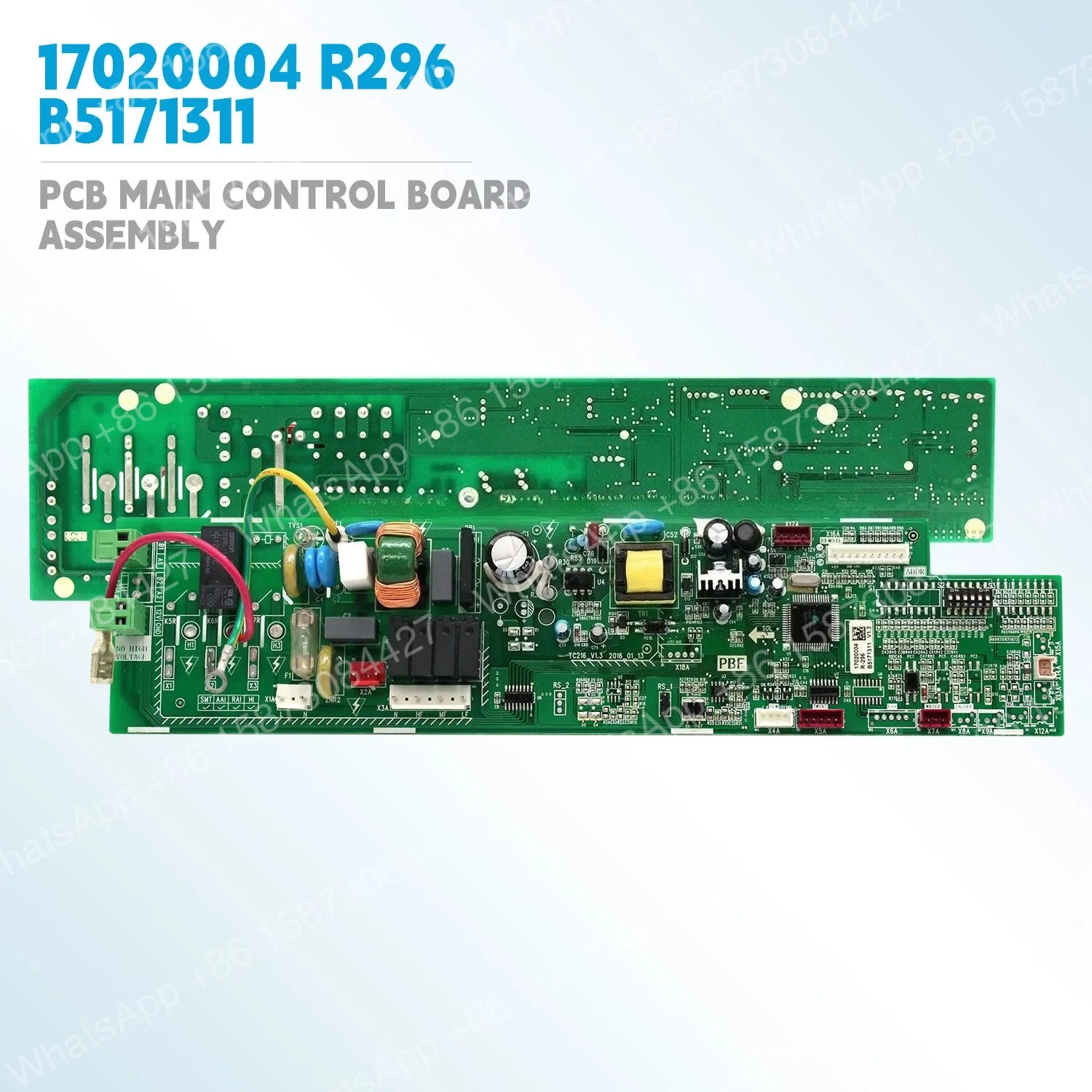 Placa de Control Principal PCB 17020004 R296 B5171311 para Unidad Interior TICA VRF, Piezas de Aire Acondicionado HVAC