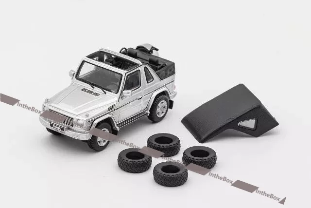 GCD Gaincorp Products 1:64 MB G500 Convertible LHD Silver