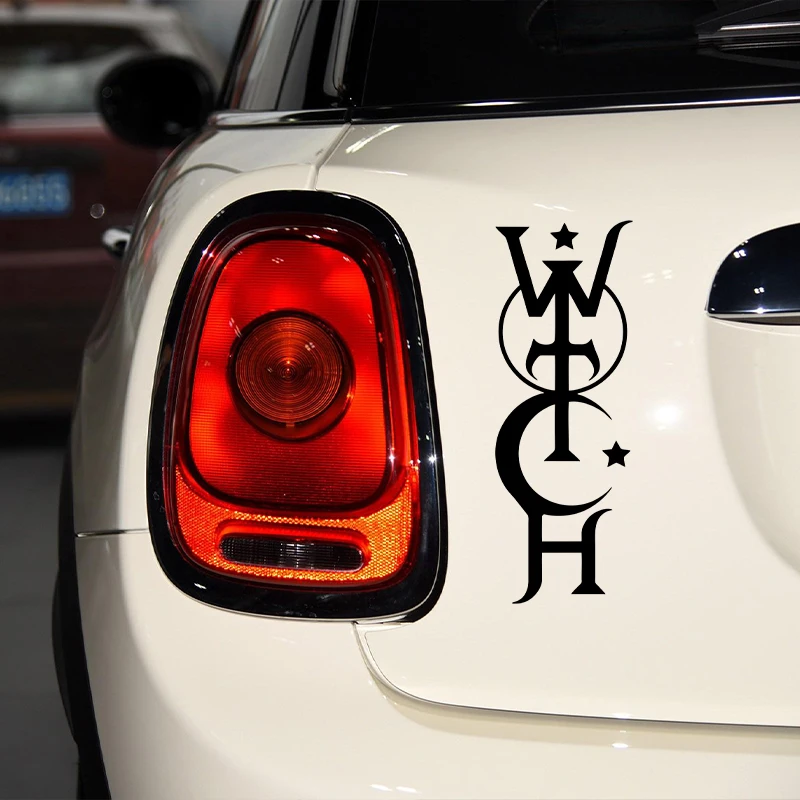 Witch Die-Cut Vinyl Decal Car Sticker Waterproof Auto Decors on Car Body Bumper Rear Window Laptop choose size