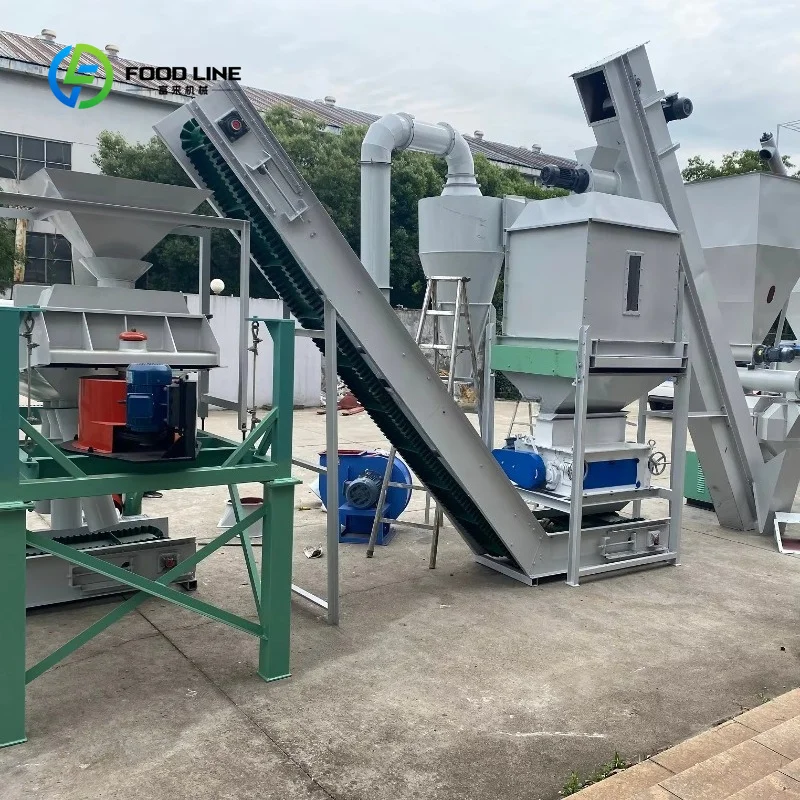 Customized Feed Processing Line for Cow Pig Chicken Automated Animal Production Farm Use Efficient Complete System For Sale