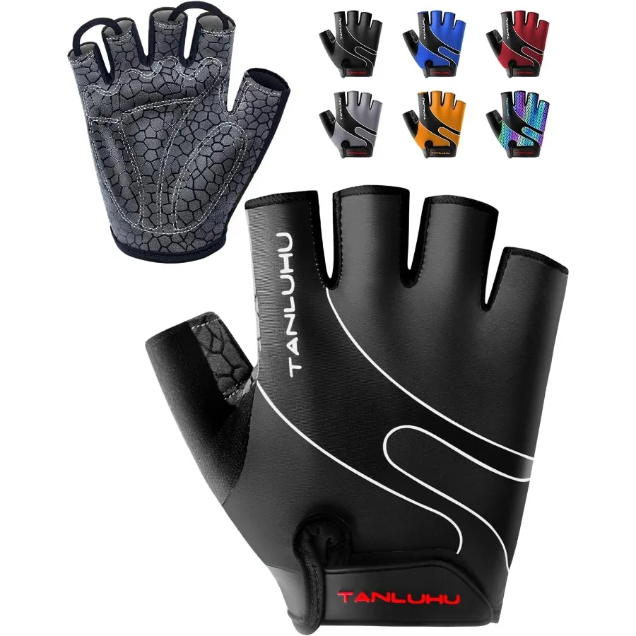 

Велосипедные перчатки для езды на горном велосипеде и шоссейном. Дизайн с половиной пальца из дышащей ткани и амортизирующей подкладкой. Идеально подходит для