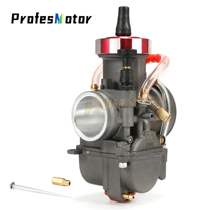 Motorcycle High Performance Carburetor Modify PWK28 30 32 34mm For 150-400cc Racing 4T Engine Scooter Dirt Bike Off Road Quads