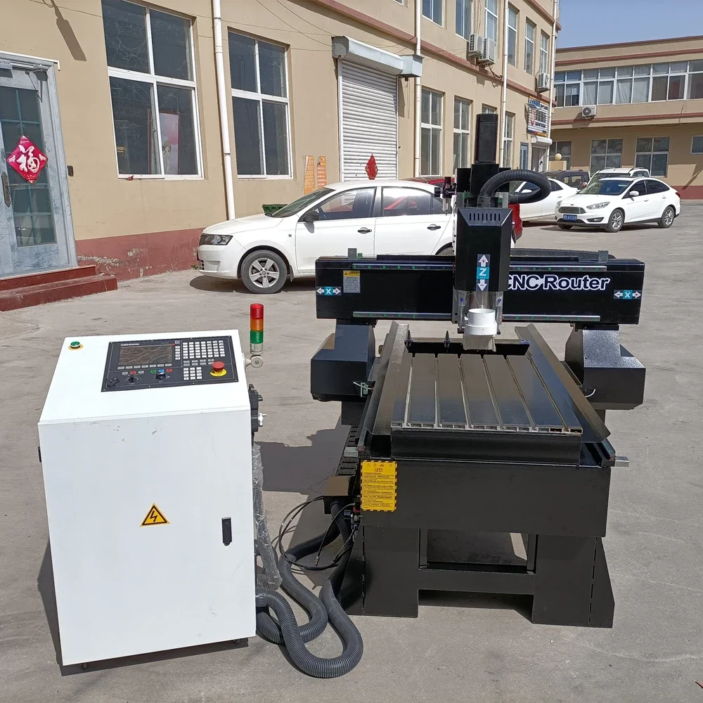 الصين الحديد الزهر 6090 آلة نحت CNC صغيرة 1212 ATC CNC راوتر النقش لطحن الألومنيوم المعدني