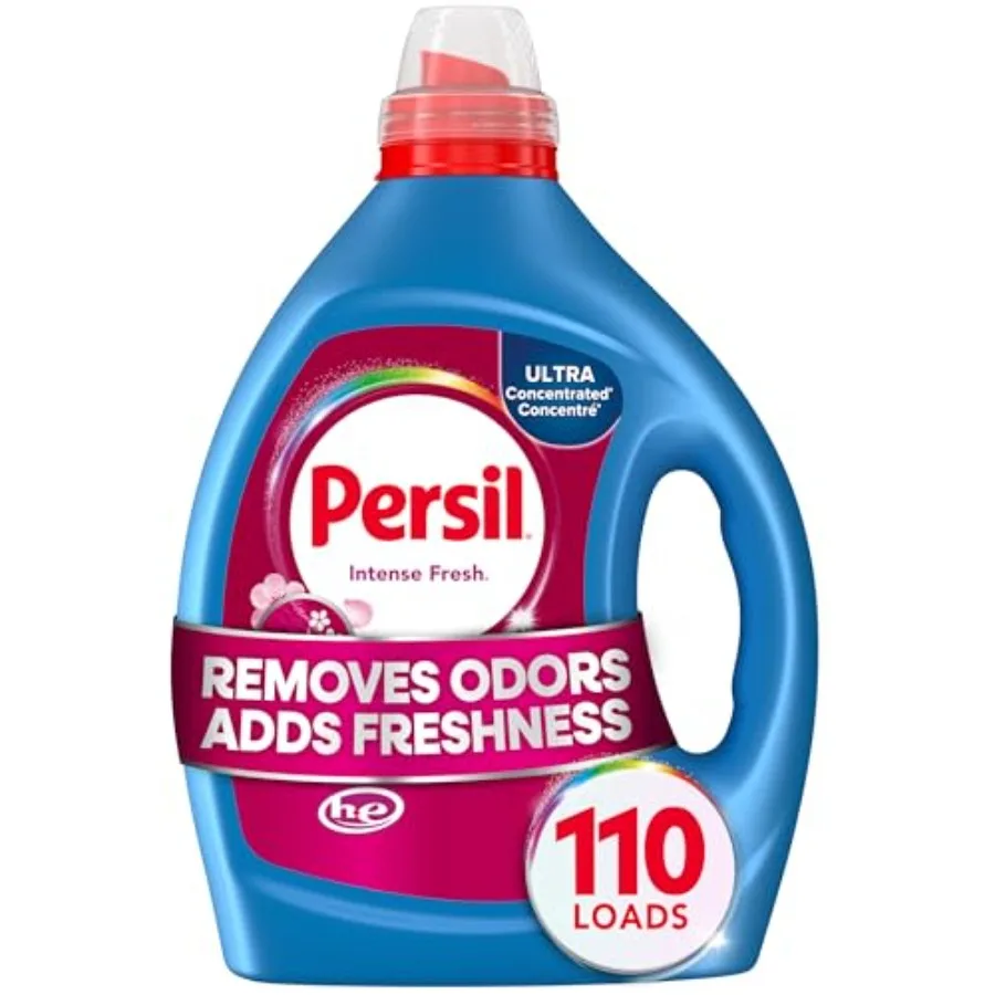 

Persil Intense Fresh Everyday Clean Laundry Detergent Liquid,,110 Loads, Ultra Concentrated Laundry Soap, Deep Cleaning Lasting