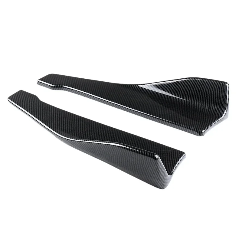 48cm Universal For 2016-2018 Mazda 3 Hatchback Side Skirt Extension Rear Bumper Splitter Canard Cover Car Accessories