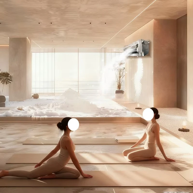 6kW Commercial Indoor Snowflake Snow Maker Real Ice Generator for Spa Kids Park Scenery