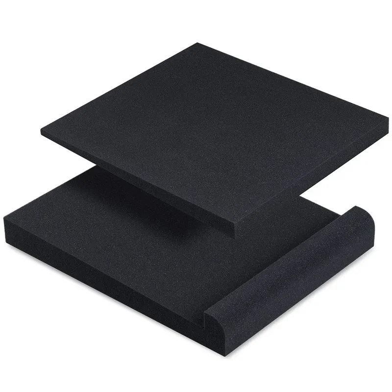 2Pack Studio Monitor Isolation Pads High Density Acoustic Foam Angled Speaker Foam Stand Suitable for 6