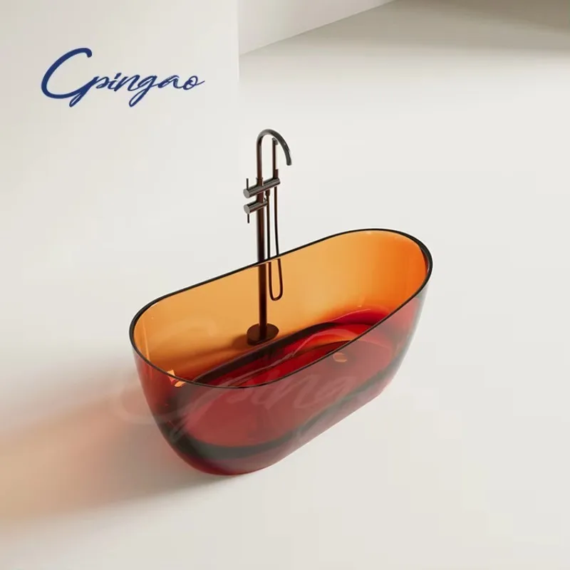 

Stable Supply Transparent Large Bathtub And Bathroom Linear Waterfall Bathtub Container Supply Bathroom