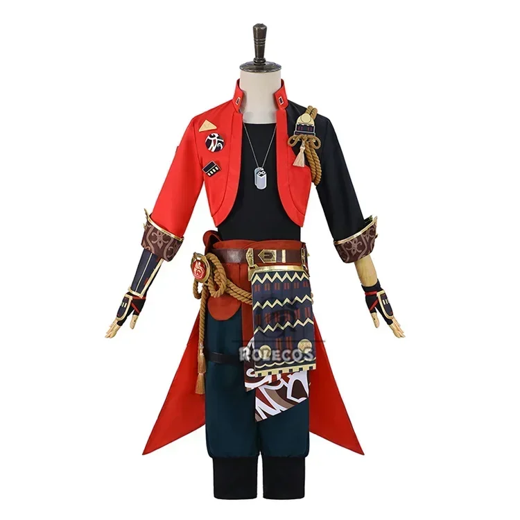 

RolePlay Outfit Thoma Cosplay Costume for Man Halloween Cosplay Full Set Game Genshin Impact Tohma Cosplay Costume Carnival Suit