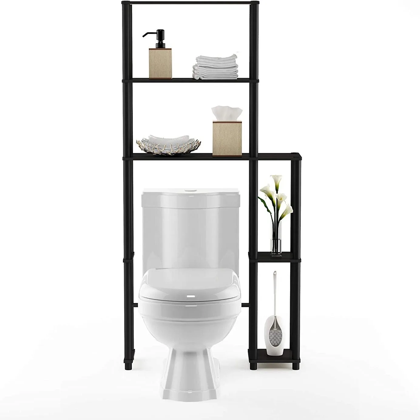 

Toilet toilet rack, no punching storage rack above