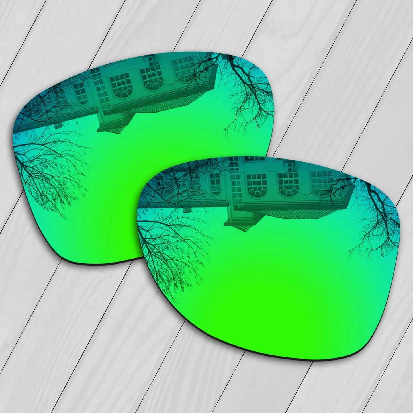 ELuxonsight Polarized Enhanced Replacement Lenses for Oakley Elmont L OO4119 60mm Sunglasses - Varieties Colors