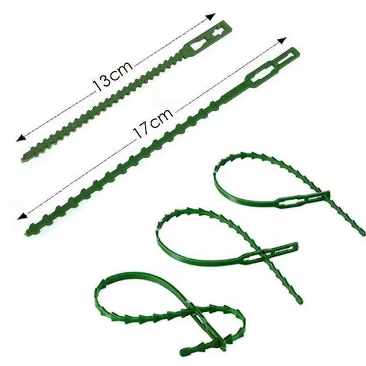 Reusable Garden Cable Ties Plant Vine Tree Shrubs Support Fastener Locking Nylon Adjustable Zipper Cables Ties Organizer Tools