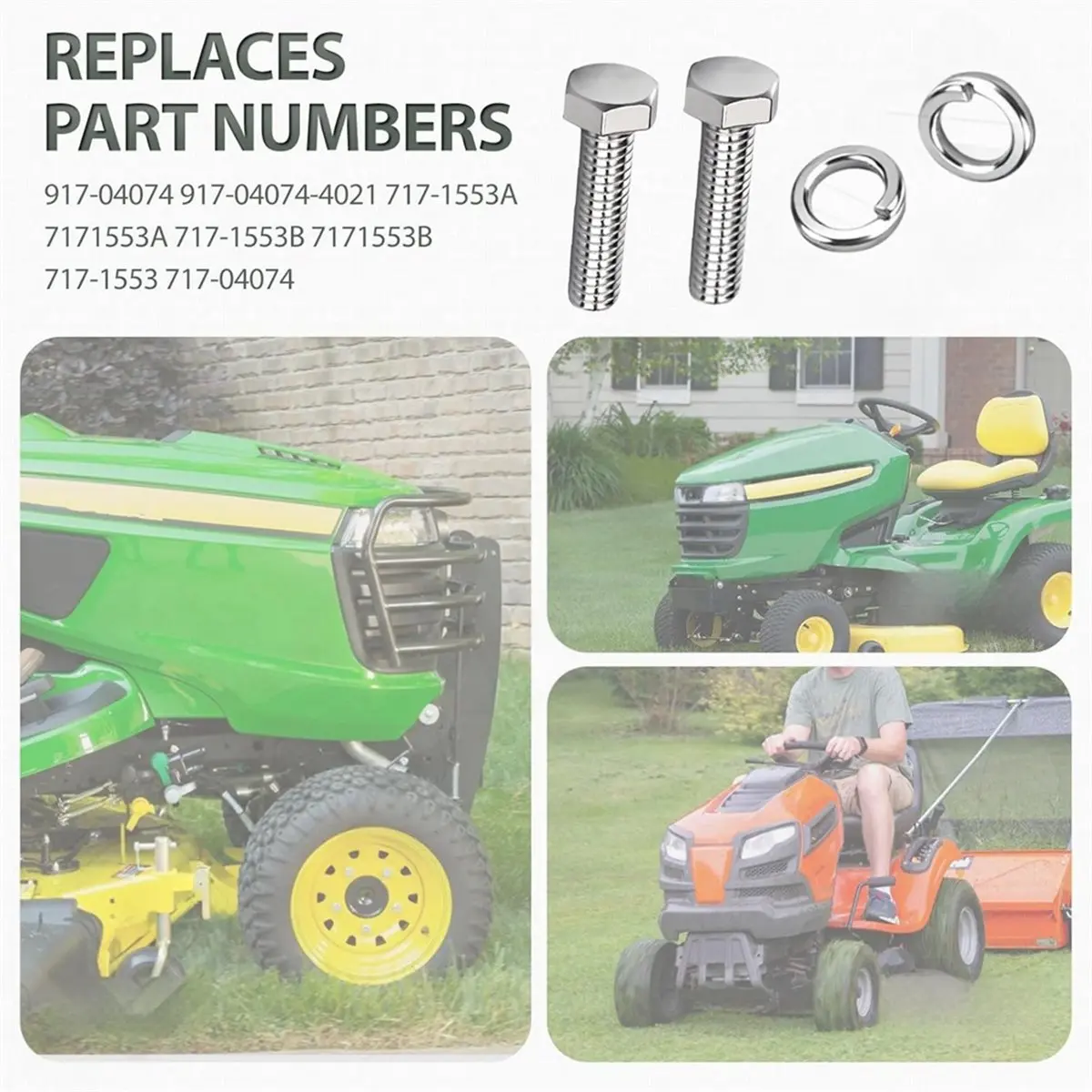 

917-04074 Deck Adjustment Gear for , with 710-0528 Hex Screw & 936-0119 Lock Washer Kit