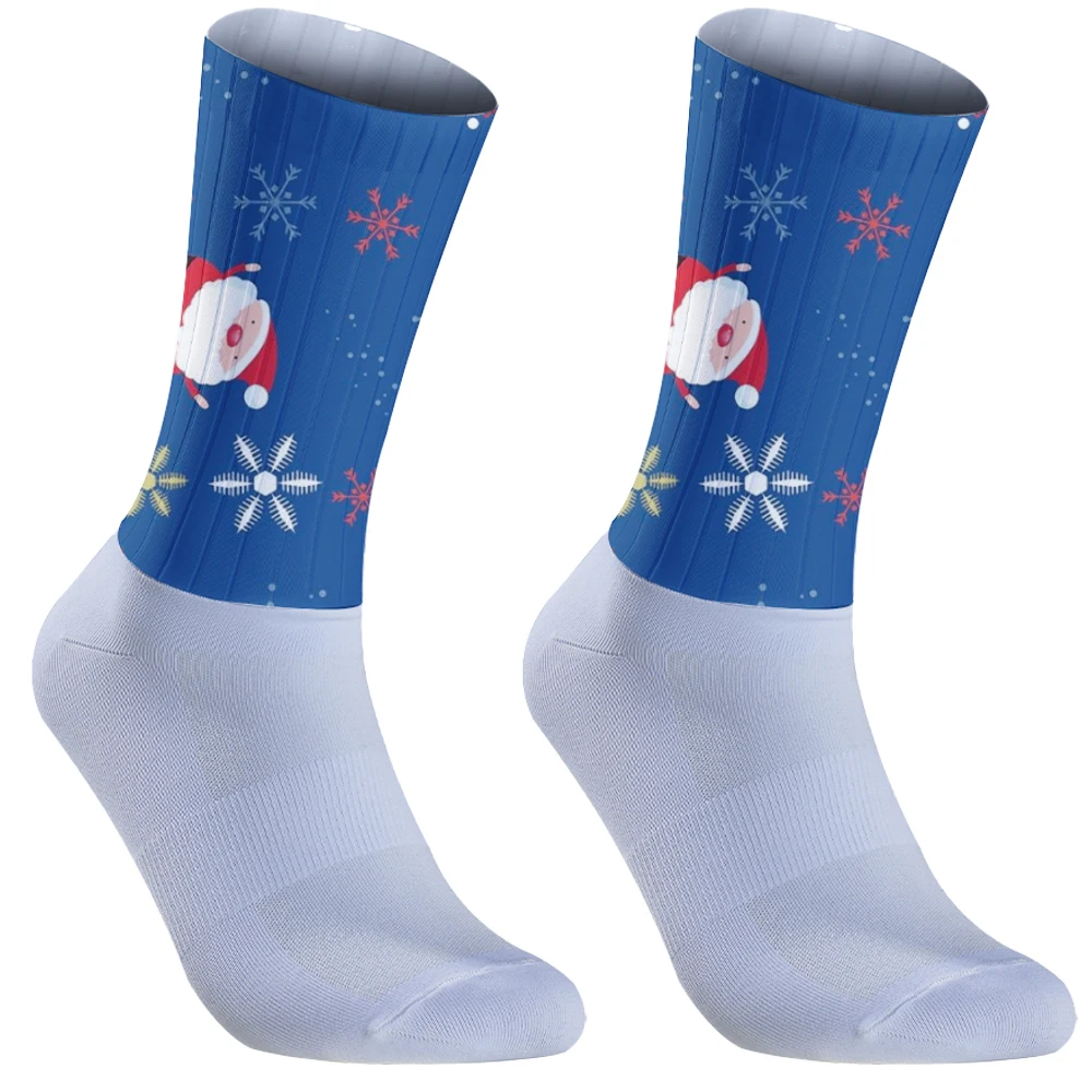 

New 1 Pairs Christmas cycling socks n Fashion Breathable Autumn High Quality Women and man Socks