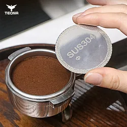 Schermo filtrante per caffè riutilizzabile, schermo a rete, schermo doccia a contatto, schermo a disco, 51mm, 53mm, 54mm, 58mm, macchina utensile per caffè Espresso