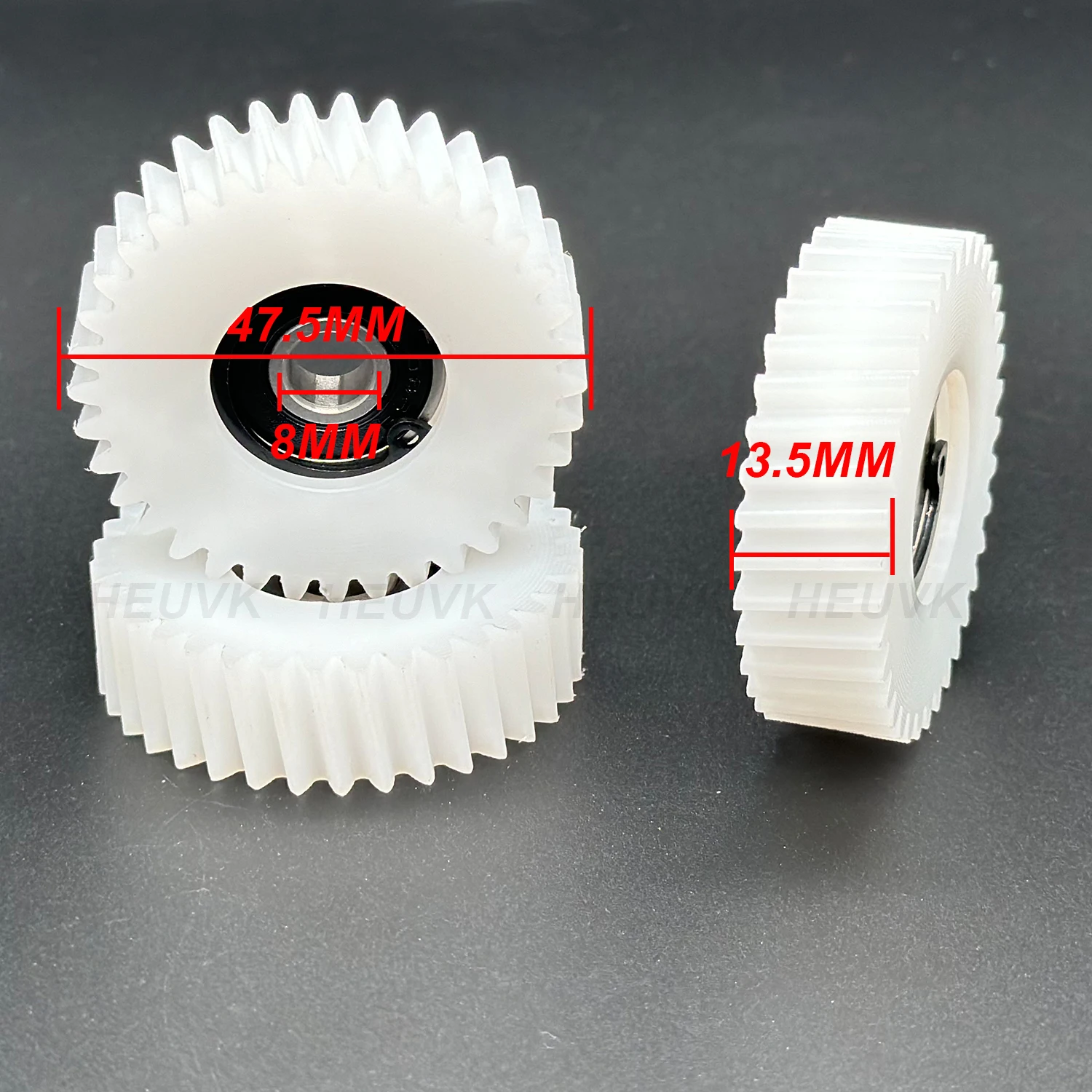 47.5x13.5mm Oblique Planetary Gear 36Teeth Helical Gears With 8mm Bearing Electric Bike Nylon Gears For Bafang Motor E-bike Part