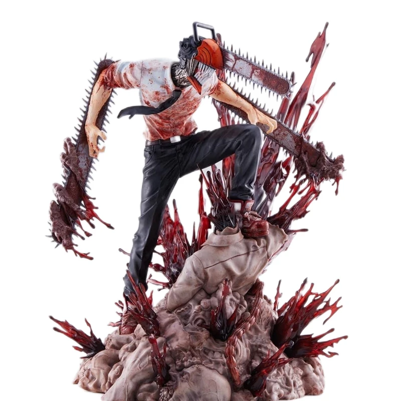 

29cm Chainsaw Man Anime Figure Denji Makima Power Action Figure Chainsaw Man Pochita Figurine Adult Collectible Model Doll Toys