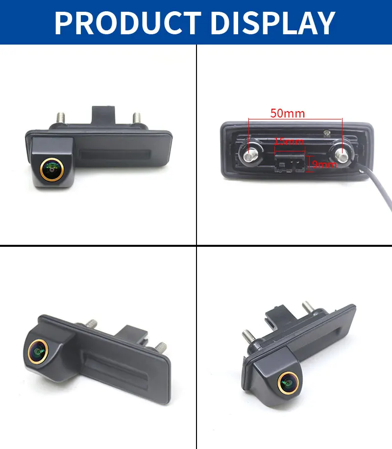 AHD 1080P Auto Rückansicht Reverse Kamera Für Audi A1 2011-2018 Skoda Roomster Fabia Superb Yeti nachtsicht Backup Kamera – Detail 13