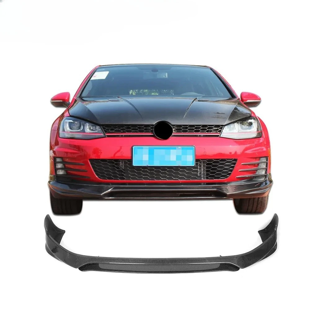 

MK7 Carbon Fiber Front Bumper Lip Spoiler for VW GOLF VII 7 GTI 2014