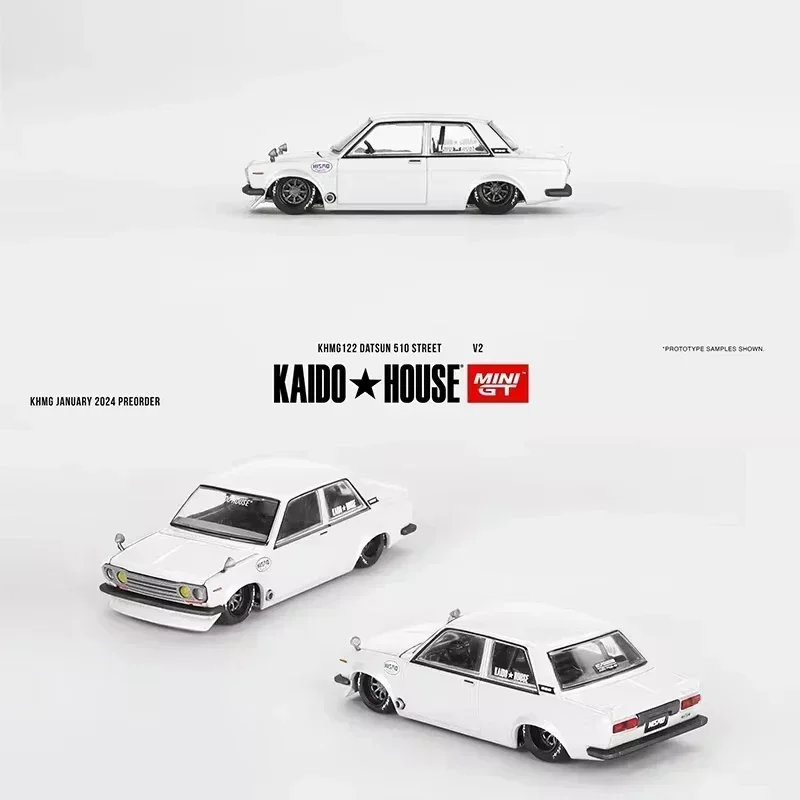 MINIGT KHMG Kaido House 112 1:64 Silverado cappa apribile fluorescente Diecast Diorama modello di auto