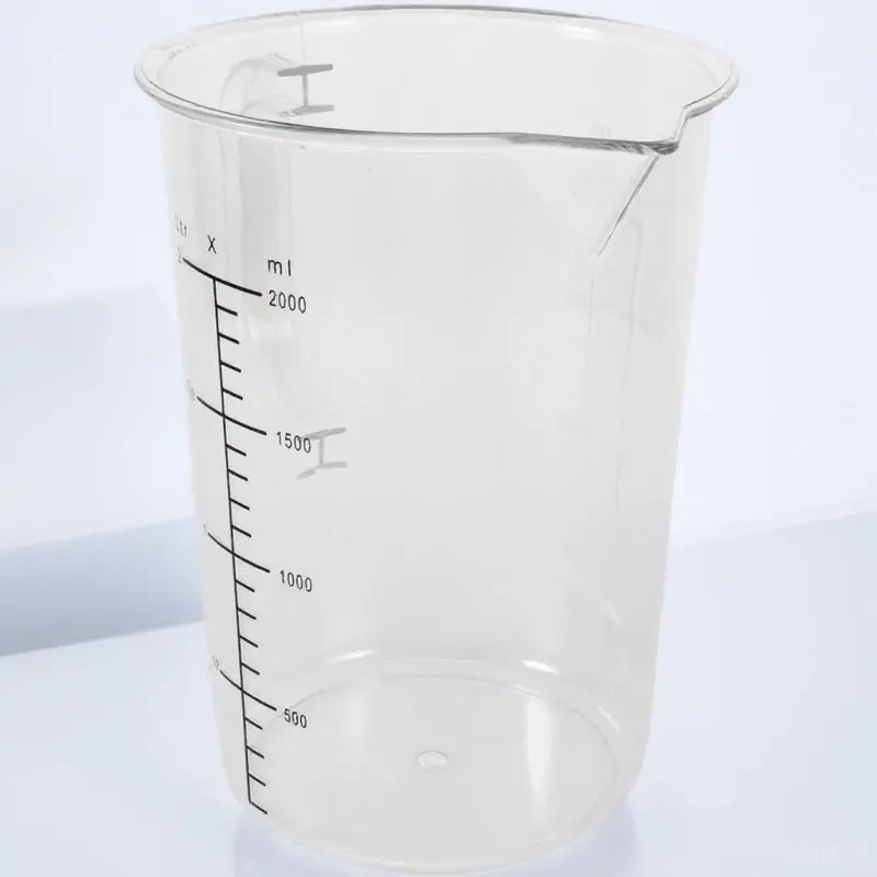 

2000Ml Large Capacity Measuring Cup With Handle For Milk Juice Soy Milk Coffee Creamer Liquid Scale Pitcher Portable Kitchen Use