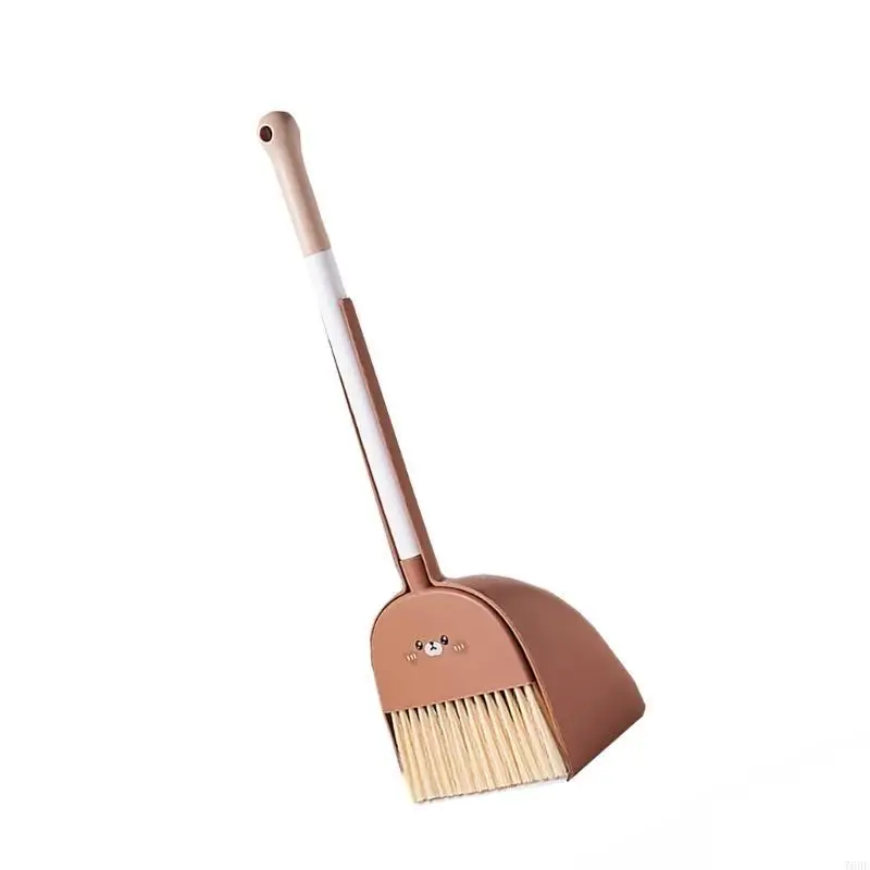 

76HF Practical Kids Cleaning Toy Set Small Brooms and Dustpan for Toddlers Ages 3 to 6 Pretend Playing Housekeeping